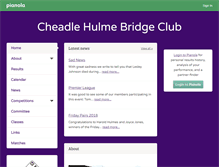 Tablet Screenshot of cheadlehulmebridgeclub.org